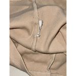 Abercrombie & Fitch  Soft A&F Essentials Tan Ribbed Knit Cropped Tank Top Size M Photo 3