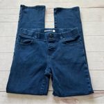 Betabrand  Womens Pull On 4 Pocket Straight Leg Yoga Denim Jeans Dark Was… Photo 9