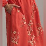 Anthropologie Embroidered V-neck Maxi Dress, like half peregrine half Somerset Photo 3