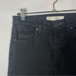 Topshop  Jamie Black Raw Hem High Rise Skinny Jeans 28 Photo 3