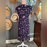 Jones Wear Vintage Flutter Sleeve Hem Midi Dress Medium Photo 6
