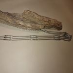 Vintage Silver Mesh Chain Belt Rhinestone Accents Adjustable Lobster Clasp Photo 8