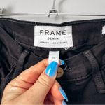 frame denim Frame Le Skinny De Jeanne Black Zipper Ankle Detail Size 26 Photo 3