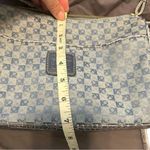 Liz Claiborne  Vintage denim blue monogram Cross Body Shoulder bag Photo 9