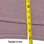 Michael Stars NEW  Asymmetrical Ribbed Tunic Blouse Mauve Artsy Capsule Comfy OS Photo 9