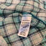 DNA Couture Chiffon Plaid Blouse Photo 9