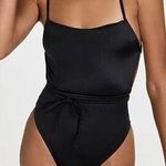 Good American Barely There One-Piece Swimsuit Strappy Stretch Black 5 US 2XL Photo 0