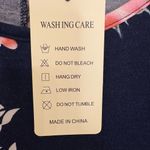 Nemidor Navy Floral Ruffle Sleeve Dress Plus Size 20 Casual Beach Vacation NWT Blue Photo 5