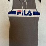 FILA Sport Hooded Dress Women’s Sleeveless Gray Dress Size Large Y2K Photo 0