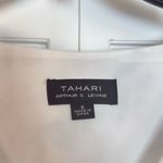 Tahari  pink floral ruffled sleeve smocked midi dress 6 Photo 4