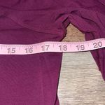 Lululemon Womens Crew Neck High Low Hem Long Raglan Sleeve‎ Top Burgundy Small Red Photo 6