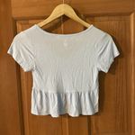 Me to We  Pac Sun Size XS Women's Teen Girl Baby Blue Shirt Photo 2