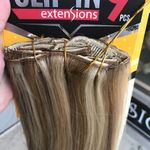 Human hair 18 inch 9 pcs Clipin hair extensions Photo 4