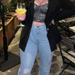 Akira Rhinestone Corset Top Photo 1