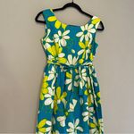 Sun Fashions of Hawaii Casual Girl Vintage Floral Daisy Maxi Dress Size XS Blue Photo 1