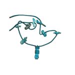 Turquise beaded Incan man and figurine necklace Blue Photo 2