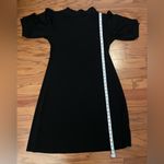 Chadwick's - Black Quarter Puffy sleeve Dress Size 16 Photo 5