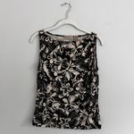 Apostrophe BLACK AND BROWN  FLORAL TANK TOP‎ Photo 1