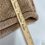 Hollister Sweater Womens Medium Tan Fleece Half Zip Pullover Cozy Faux Fur Photo 6