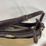 Etienne Aigner VTG WOVEN JUTE/LEATHER PURSE ADJUSTABLE STRAP 12x7x4 PREOWNED Photo 9