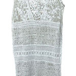 Crotchet Lace Sheer Boho Swim‎ Coverup Beach Midi Dress White Size undefined Photo 0
