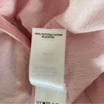 Lucky Brand NWTs Pink Stripe Poplin Lace-Up Blouse Top size small Photo 9