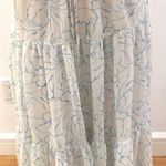 H&M White And Blue Print Maxi Skirt  Photo 0