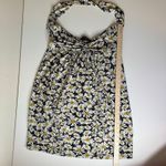 Norma Kamali Womens Diana Black Daisy Halter Neck Dress Sz L Retro Pinup Casual Photo 8