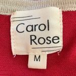 Carol Rose Red Color Block Crewneck Sweater M Photo 6
