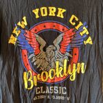 Pretty Little Thing NYC Brooklyn Classic American Eagle Print Tee Women Size M Photo 1