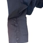 Badgley Mischka Vtg Y2K Black Mock Neck Asian influence blazer Taylored fit Photo 14