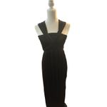 Black Maternity‎ Maxi Dress Formal Party Cocktail Evening Gown Size 10 Photo 5