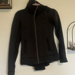 Lululemon  Dark Charcoal Gray Funnel Neck Zip Up Jacket Size 2 Photo 0