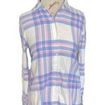 Banana Republic Womens Button Down Shirt Plaid Sz XS South Western Rodeo Soft Photo 0