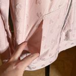 Bobeau  Flocked Zip Hoodie Pink Blush Hearts Fleece Lined Jacket Size Medium Photo 8