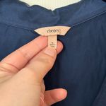 Eberjay Eberjey XL Inez Washable Silk Short Pajamas FULL SET‎ Navy Champagne Loungewear Photo 5