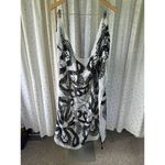 Mark & Hall Art Deco Symmetrical Balance Sheer Tassel Corners Scarf Shawl Photo 2