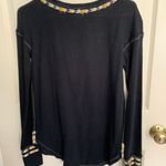 Free People Black Button Long Sleeve Photo 1