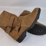 Brash Women's Brown Faux Suede Boots Size 8.5 With Faux Fur Lining & Buckle Deta Photo 8