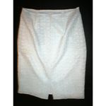 NWT $398 Worth New York White 6 Womens Skirt Geometric Lace Slim Pencil USA Work Photo 3