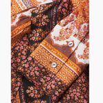 NWT Kobi Halperin Amy Printed Silk Blouse, Size L New w/Tag Retail $398 SOLD OUT Size L Photo 5