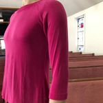 Citiknits 2 Piece Pink Black Floral Top and Skirt Photo 6