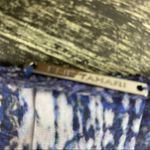 Elie Tahari Ellie Tahari Blue Sheer Silk Blend Print Ruffle Bell Sleeveless Blouse Top S Photo 5