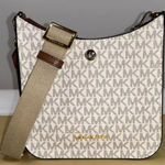 Michael Kors  Briley Small‎ Logo Messenger Shoulder Bag - Vanilla NWOT Photo 0