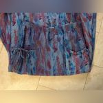 Click Asymmetrical Women's Skirt in Blue and Purple Size M Photo 3