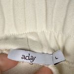 Aday Oat Perfect Walk High Rise Terry Tencel Cotton Lounge Jogger Sz L White Size L Photo 10