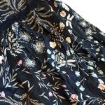 Moulinette Soeurs Anthropologie Floral Print Dress Lace Trim Size 2 Women's Photo 6