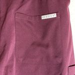 Women's Perilla Maroon Cargo Hospital Nurse Doctor Medical Scrubs Size XL EUC Red Photo 3