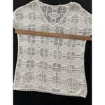 Soft Surroundings Top Womens XS Oversize Crochet Boho Coverup Coastal * Photo 9