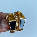 Givenchy  New York Gold Toned Clip On Vintage Earrings Photo 5